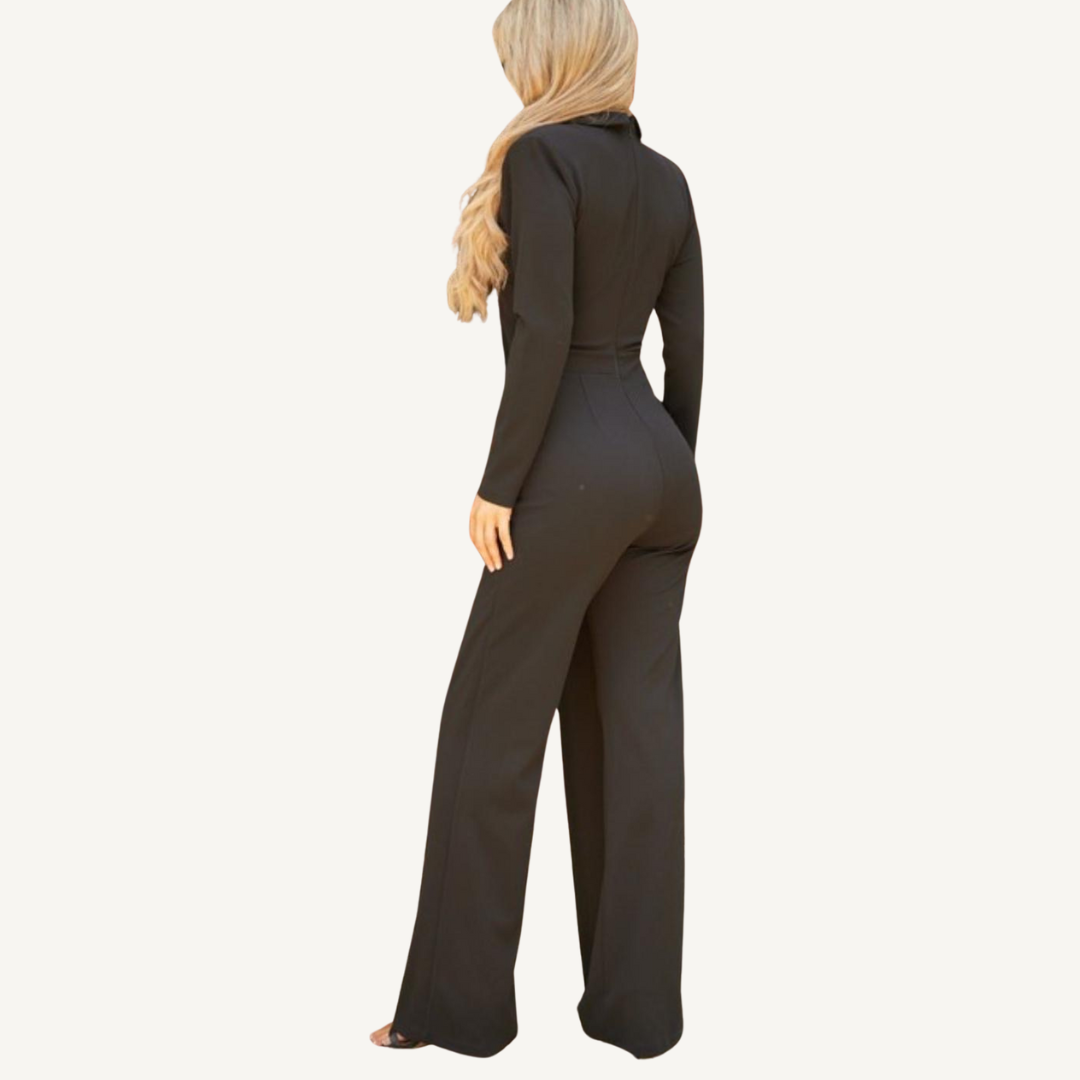 Black tie Glam Jumpsuit