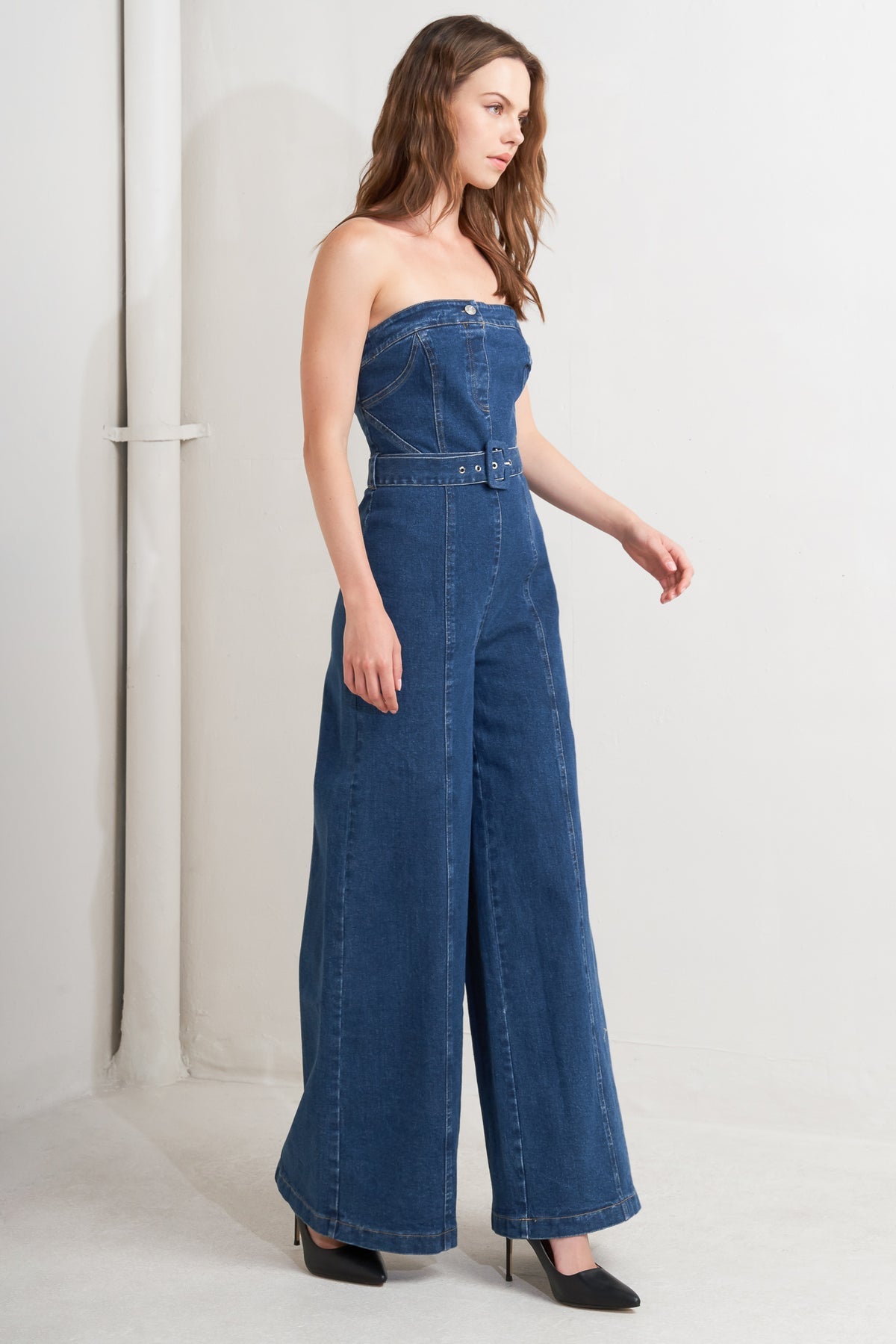 Retro Denim Jumpsuit