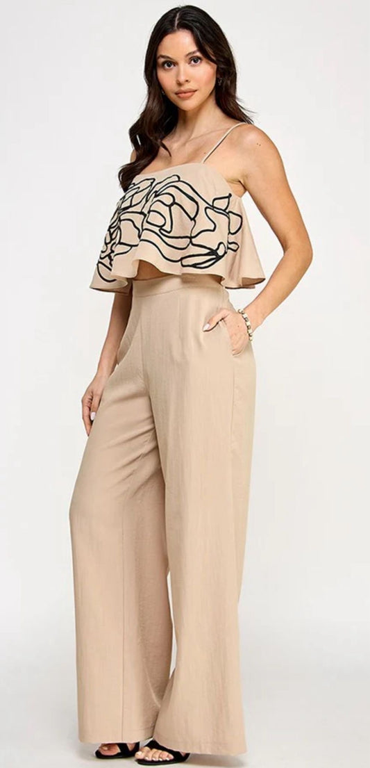 Marly Square Neck Top with Contrast   Set